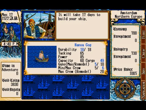 
											Requesting a new ship to be built