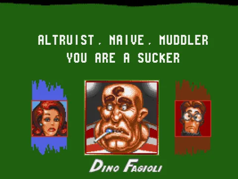 
											Selecting a character grants a funny description