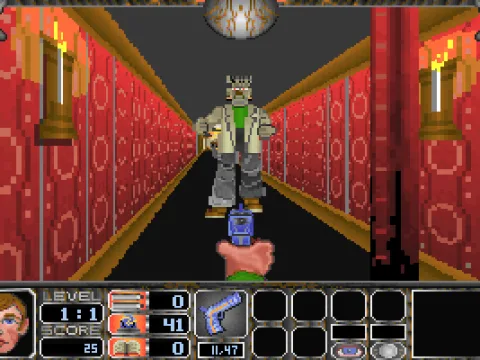 
											A very common enemy. There must somehow be a factory for Frankenstein monsters around here.
