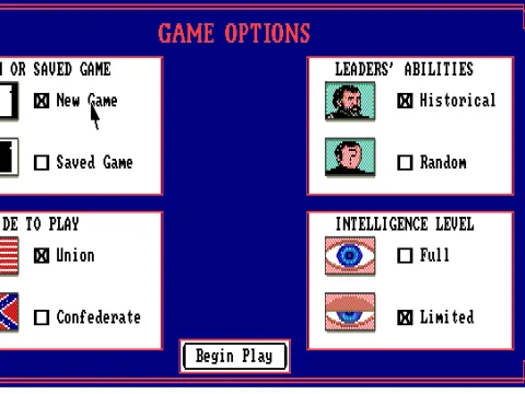 
											Option Screen