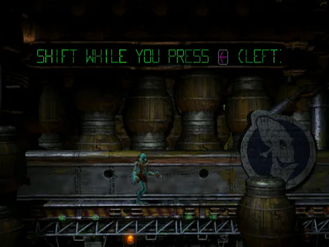
											Starting location. The game gives some helpful tips at the beginning
