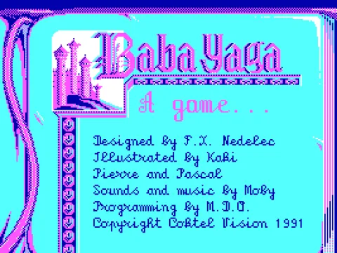 
											Title Screen (CGA)