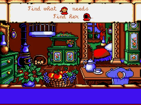 
											Gathering items to travel to your Grandmother