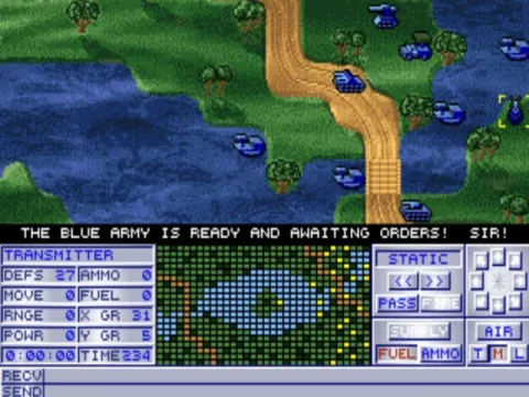 
											Initial deployment of units