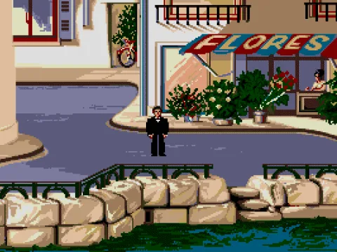
											Same scene, EGA version.