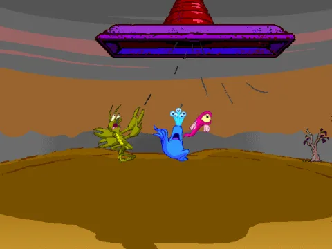 
											Run aliens, run!