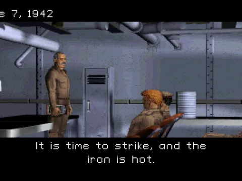 
											During a mission briefing [1]