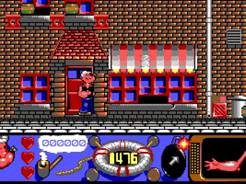 
											Level two, climbing up the Biff Spinach.