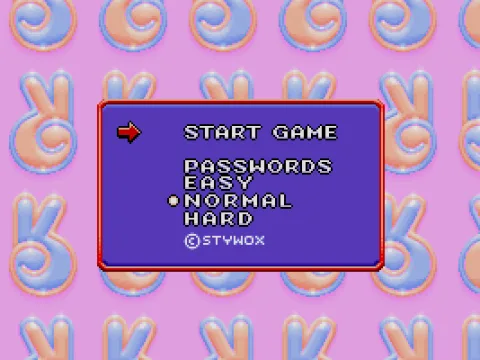 
											Menu screen
