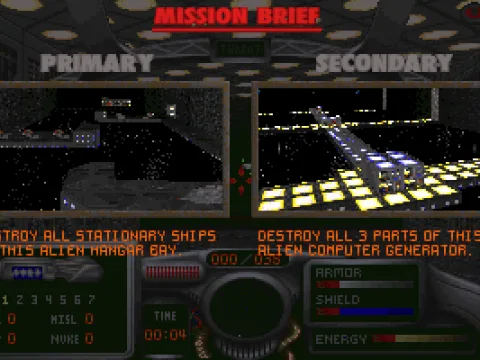 
											Mission objectives