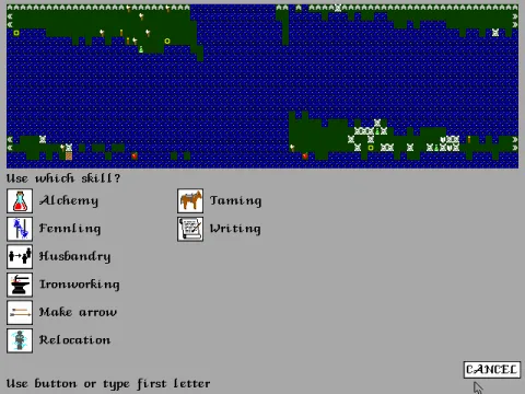 
											Skill are usually aquired when your character reaches a certain level. Other skills can be obtain by potions, scrolls and other events.