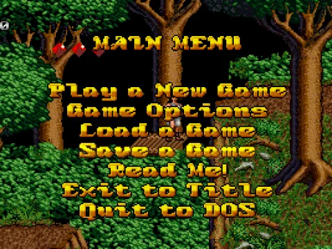 
											In-game menu.