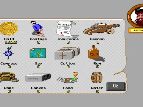 
											Aye, yer loot. Not much, but it'll grow. Or not.