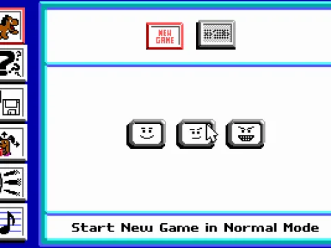 
											The main game menu