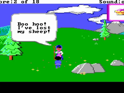 
											The classic lost sheep story...