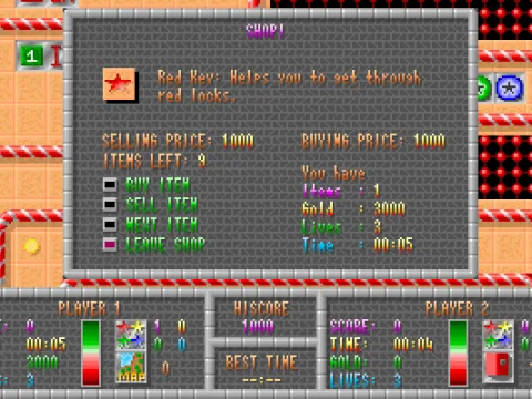
											The shops can leave you stranded in a dead end if you buy the wrong items