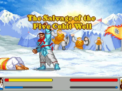 
											Defeating yet another foe