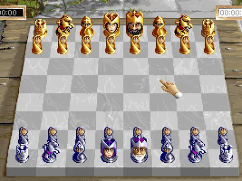 
											(VGA) Chess board with enhanced pieces