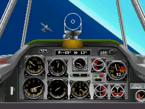 
											In P47 - Aiming at Me109
