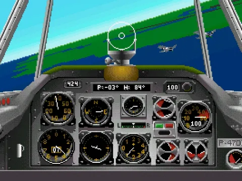 
											P47 - Passing Me109s