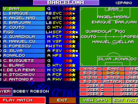 
											The lineup...