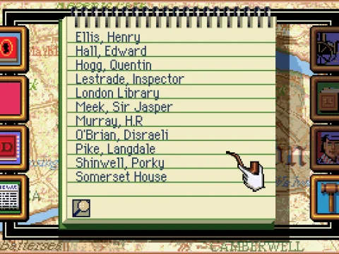 
											Holmes' personal notepad