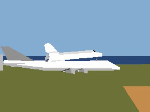 
											Our Shuttle with an 747