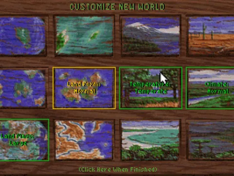 
											World customization