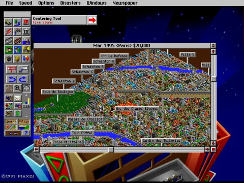 
											The start of the Paris scenario where a petrol tanker has overturned and caused a massive fire. The city can be viewed full screen if required