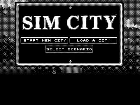 
											Title screen and main menu (MCGA)