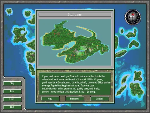 
											Selecting an island