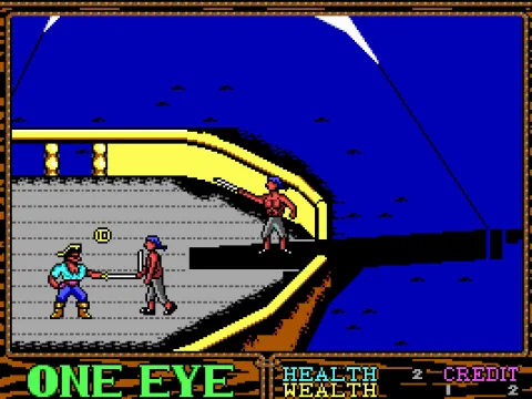 
											Each level begins boarding an enemy ship.