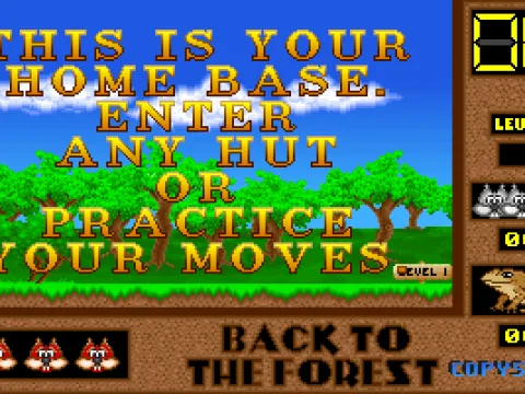 
											The start of the first level.