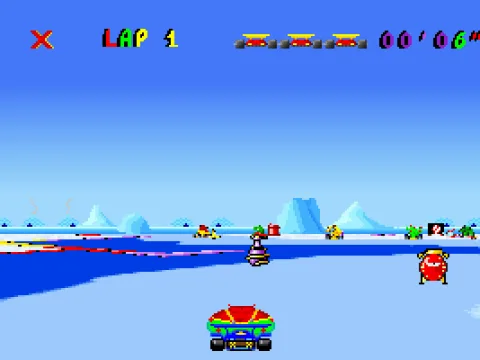 
											This is another frozen over track.