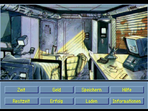 
											Your apartment with a bed, a computer, a cabinet, a toilet and of course a teleporter.