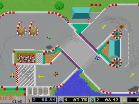 
											One of the tracks of the game  - 66