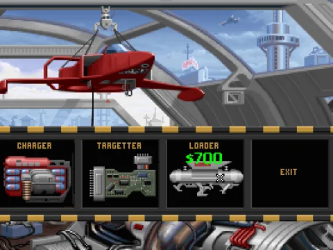
											In the hangar