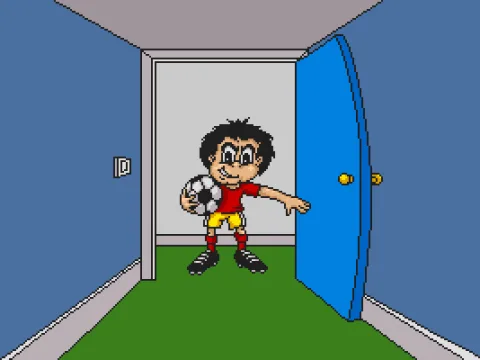 
											Our Hero: Soccer Kid (from the intro sequence)