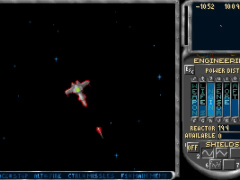 
											Energy and shield distribution - this is what sets this game apart from ordinary 2D shooters
