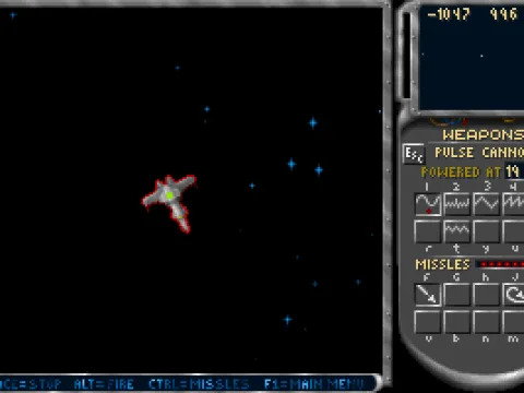 
											Weapon settings: beams are more effective when hitting shields of corresponding waveforms