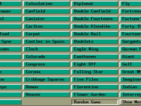 
											Game Selection List 1