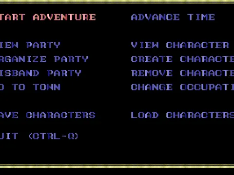 
											The main menu