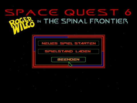 
											Title and main menu