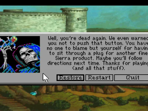 
											You can journey back through time into a plug for Conquest of the Longbow!