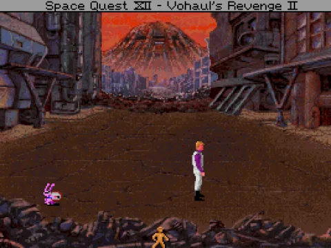 
											Roger is zapped into the future - to Space Quest XII!..