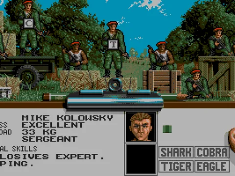 
											The elite soldiers. Only four can go on each mission.
