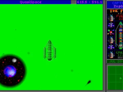 
											QuasiSpace, with the Arilou homeworld in view.
