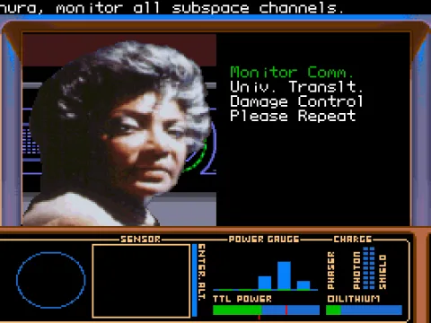 
											Uhura's station