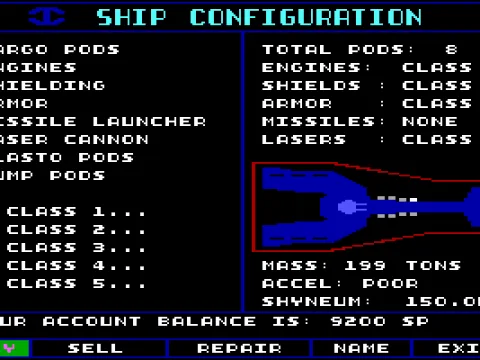 
											Configuring your ship.