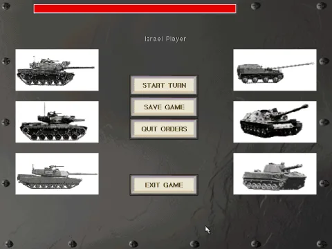 
											Start scenario menu.